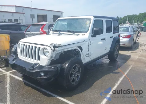 2018 Jeep Wrangler Unlimited Sport S 4X4 z USA, uszkodzony, nr VIN 1C4HJXDG3JW129798